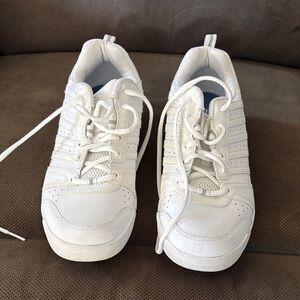K-Swiss White Athletic Shoes